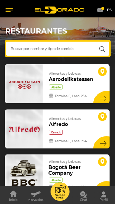 Aeropuerto El Dorado Screenshot
