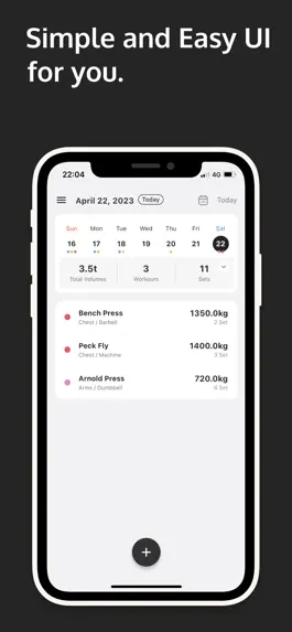 Game screenshot Simple Workout Log & Tracker hack