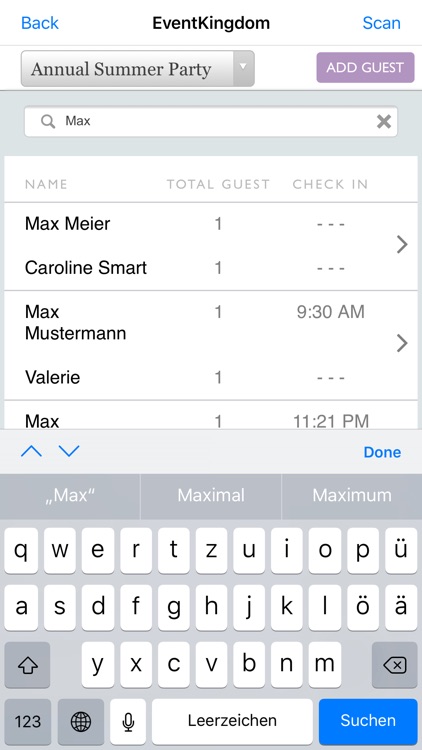 EventKingdom - Check In