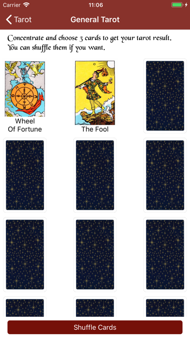 Tarot Card Reading Daily Tarot Screenshot