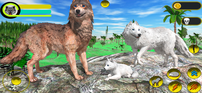 Wild Snow Wolf Simulator