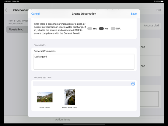 dat mobile Field app iPad screenshot 6 - Business app