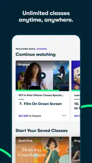 skillshare: creativity classes iphone screenshot 2