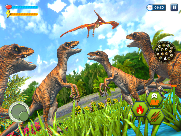 Flying Dinosaur Survival Game