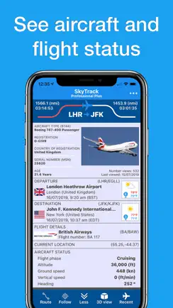SkyTrack | Live Flight Tracker iPhone image 3