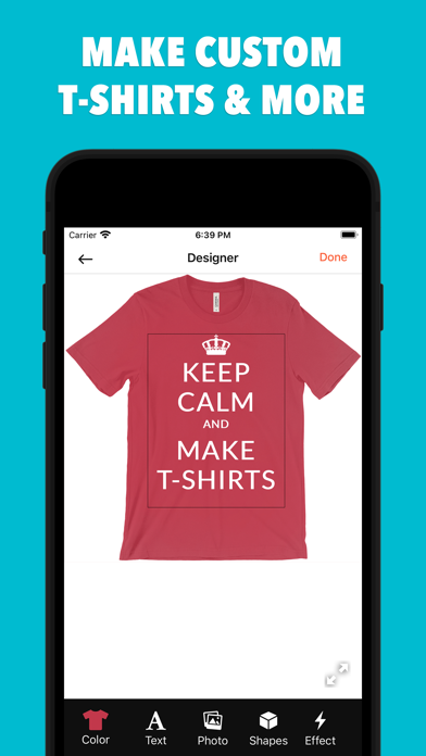 T-shirt designer - oShirt Screenshot