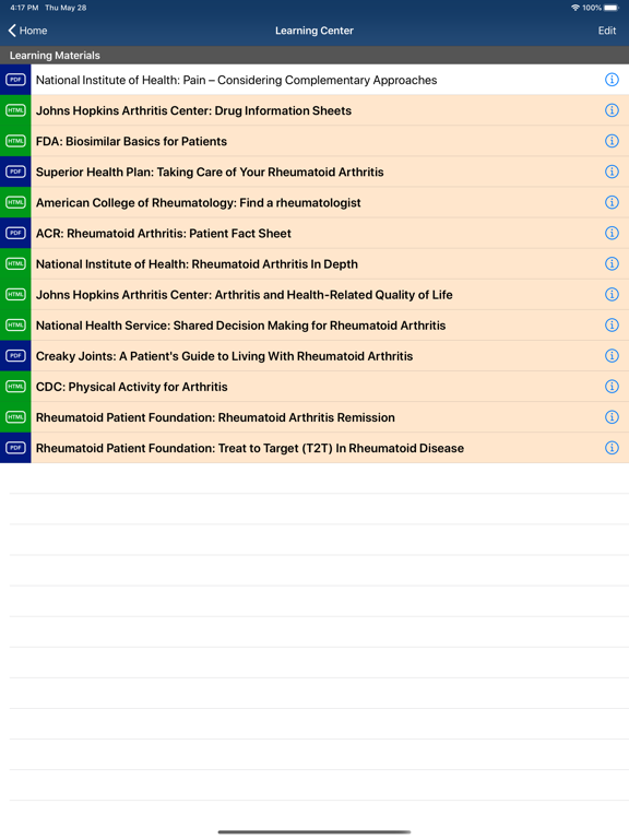 RA Manager iPad screenshot