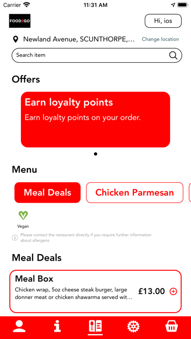 Food 2 Go Scunthorpe Screenshot