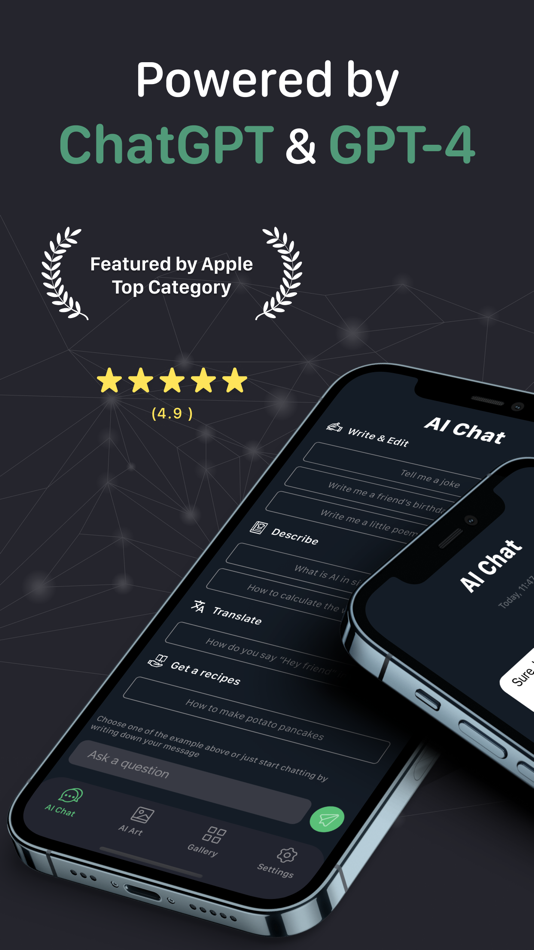 #1. AI Chat 4.0: Open Chatbot 4o (iOS) 由: Liquid Apps Kft.