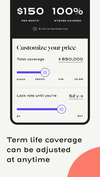 Wysh: Financial Protection Screenshot