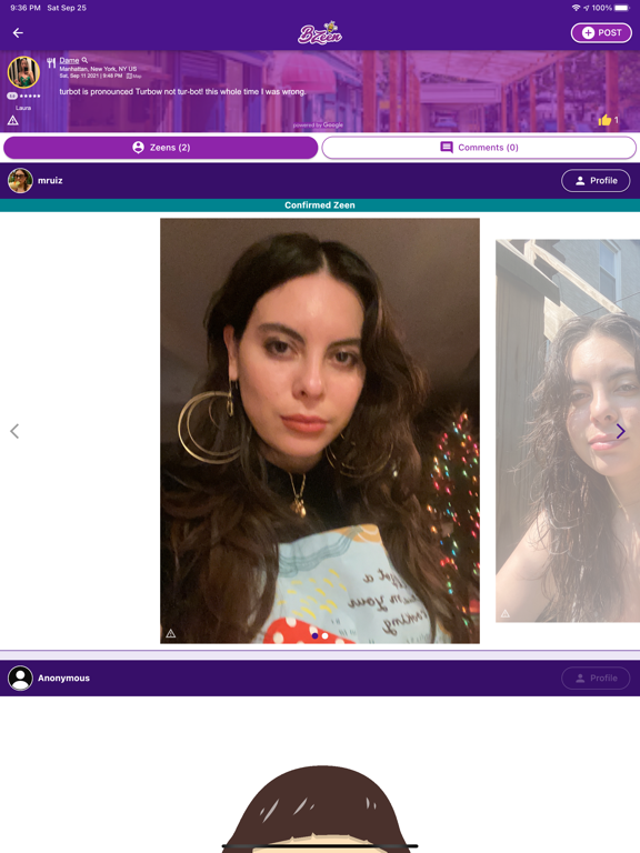 BZeen - Be Noticed iPad screenshot 9 - Social Networking app