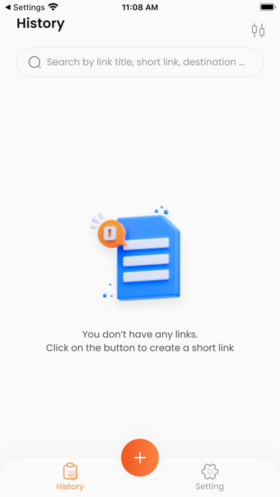 EkoLink - URL Shortener Screenshot