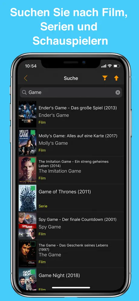 Meine Filme & Serien Watchlist