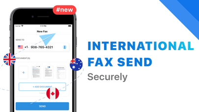 Fax App to Send Documents Screenshot