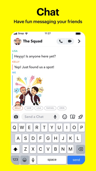 Screenshot 2 of Snapchat App