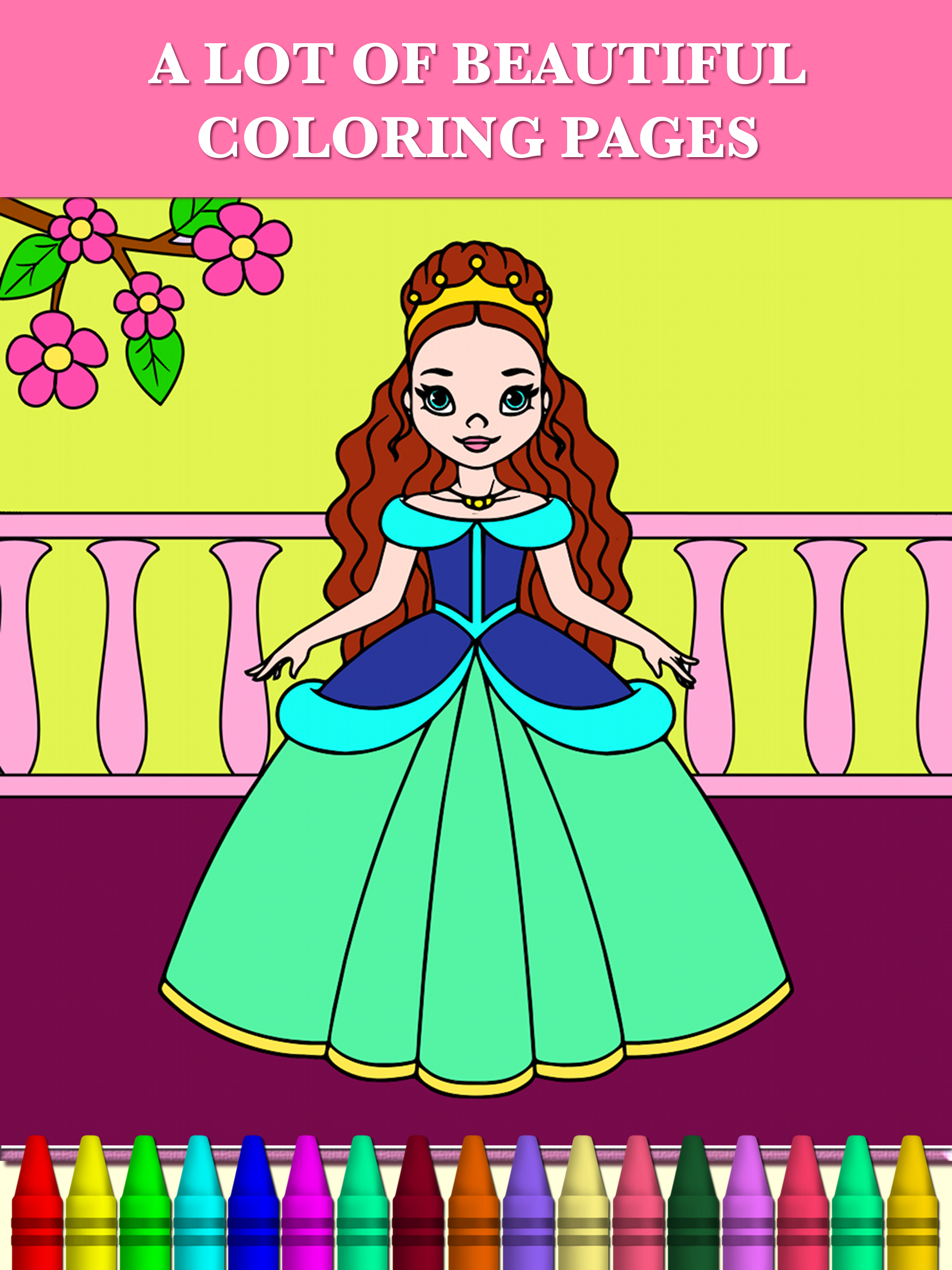Pony Princess Coloring Book screenshot 11
