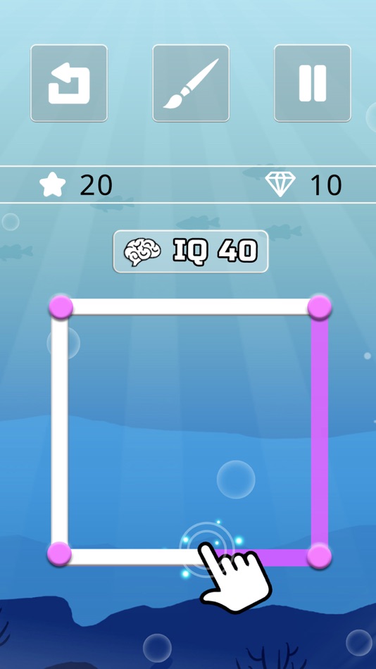 #5. One line only : dot to dot (iOS) 由: PLAYTOUCH