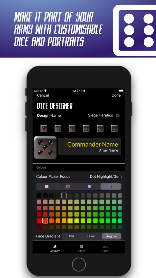 #6. Wargamer's Dice Toolkit (iOS) By: Malcolm Jarvis