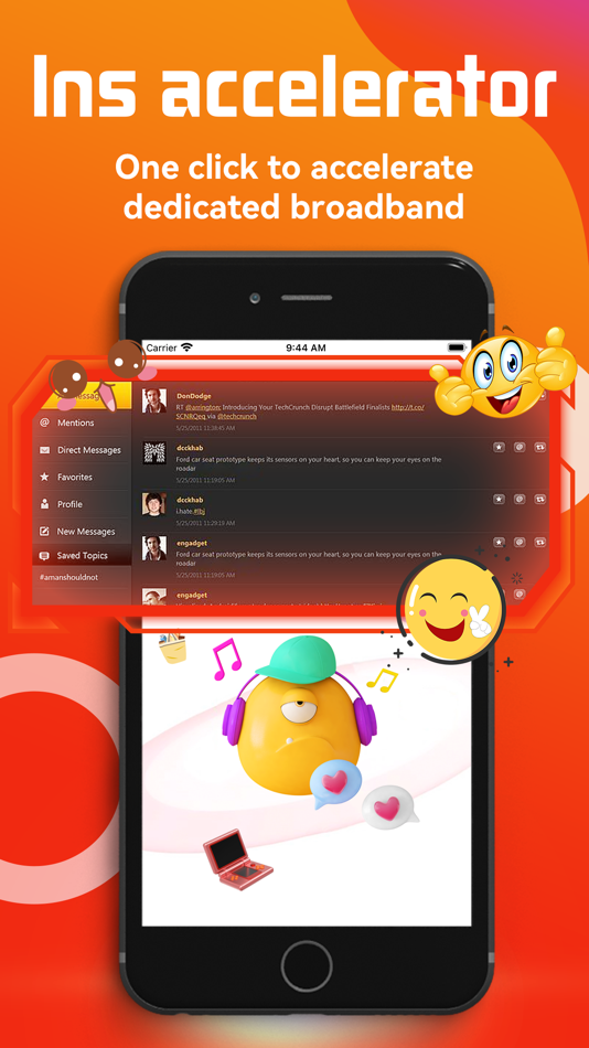 #1. ins vpn network accelerator (iOS) 由: insvpn Ltd.