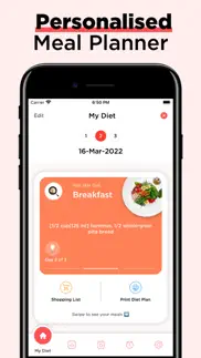 my daily diet: weight watch iphone screenshot 2