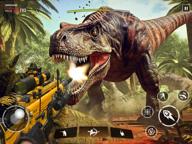 Download do APK de Dinosaur jogos offline de tiro para Android