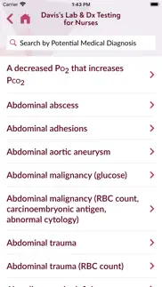 davis lab and diagnostic tests iphone screenshot 4