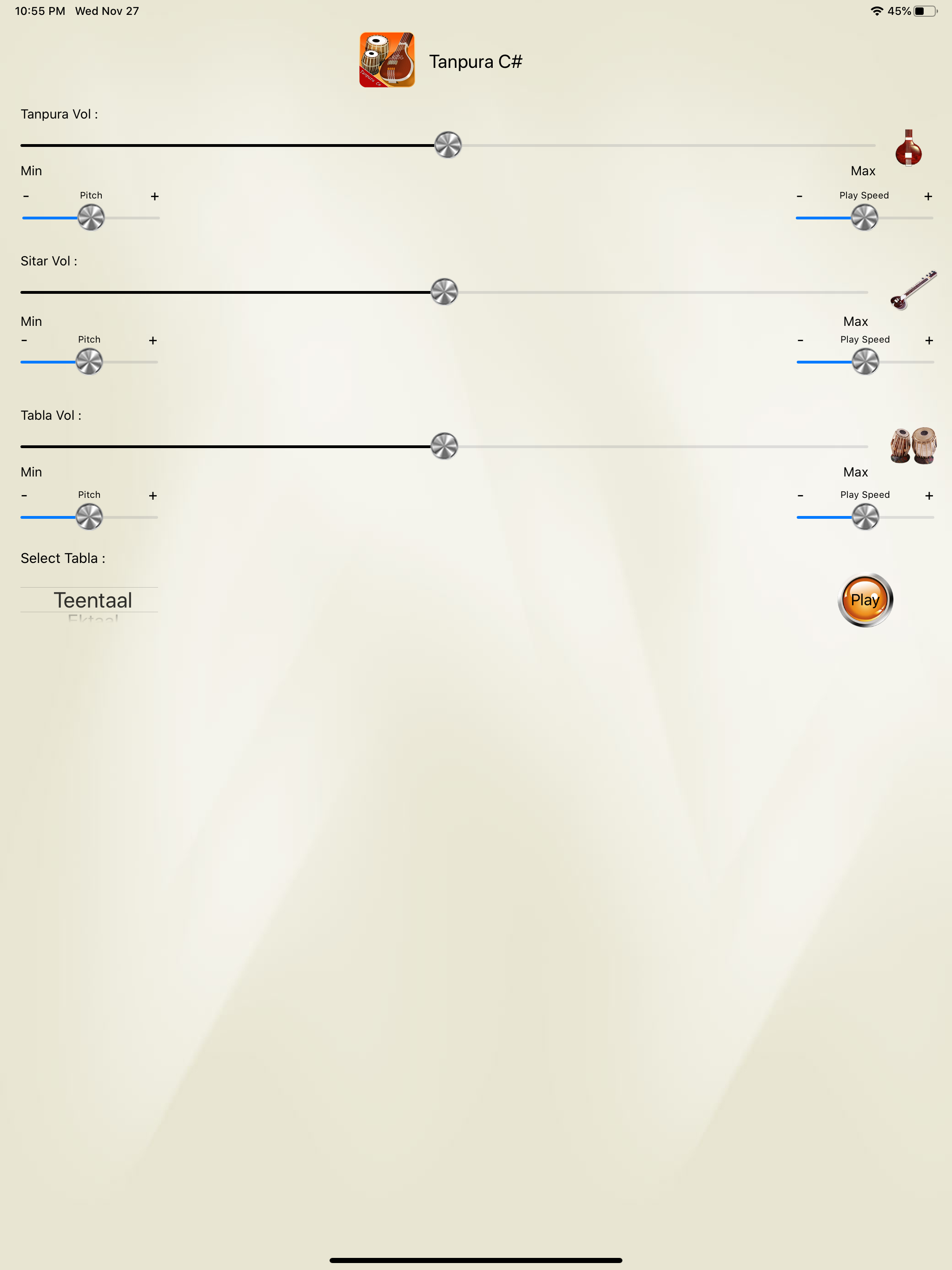 Tanpura C# screenshot 6