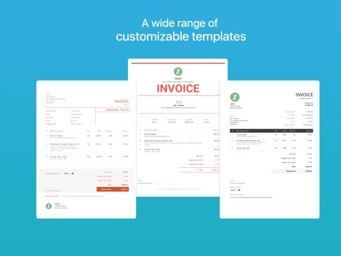 Zoho Invoice - 請求書作成アプリのおすすめ画像3