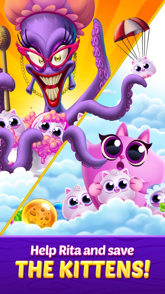 #2. Cookie Cats Pop (iOS) 来自: Tactile Games ApS
