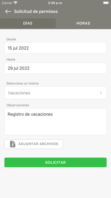 AppEmpleados Screenshot