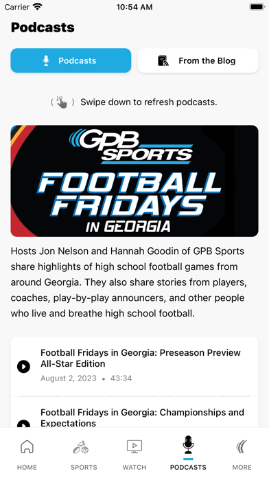 GPB Sports Screenshot
