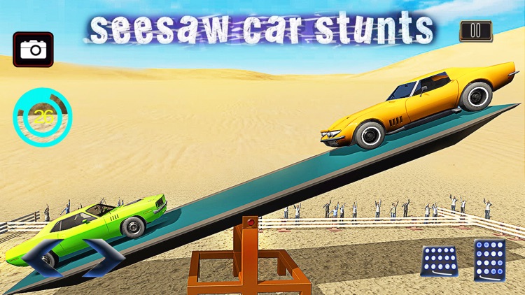 Seesaw Car Stunts