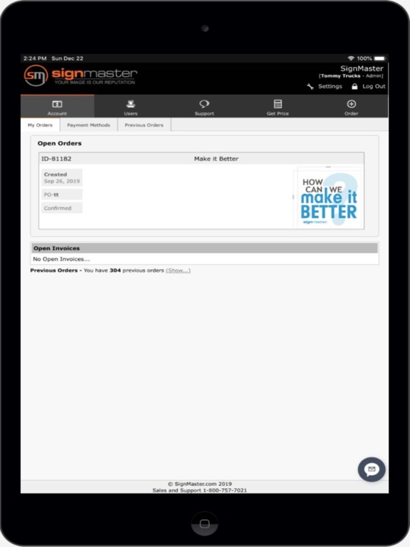 SignMaster.com iPad screenshot 2 - Business app