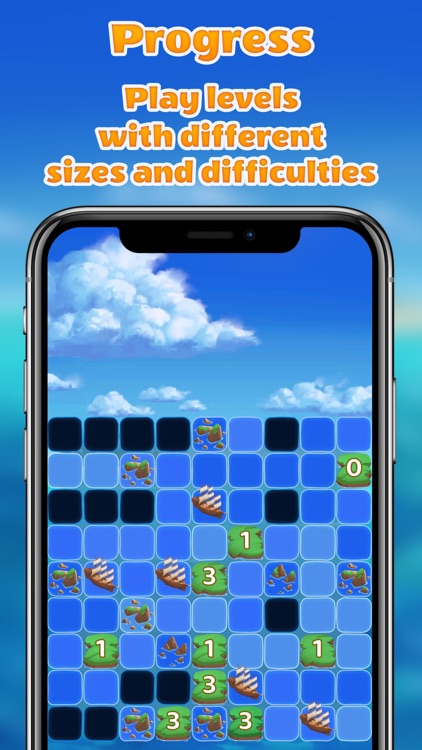 Islands and Ships logic puzzle screenshot-3