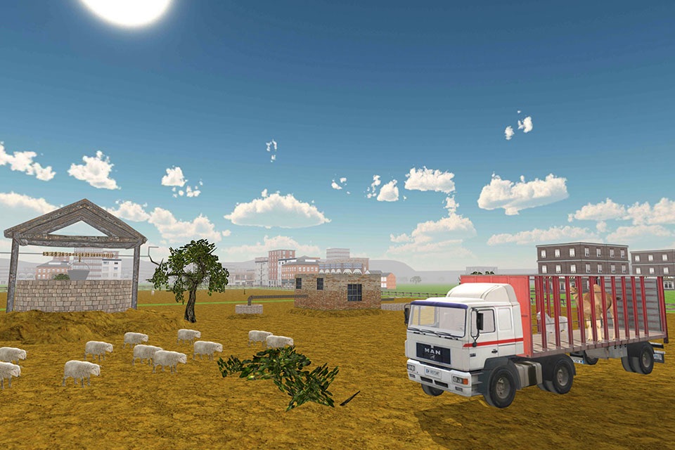 Truck Animals Transport Sim screenshot 4