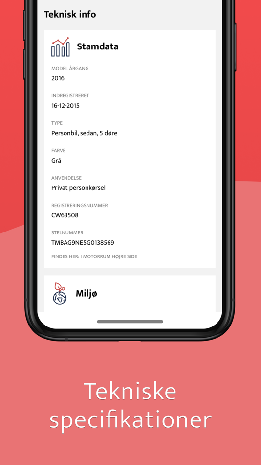 #4. TjekBil - tjek nummerplade (iOS) 由: Heymate ApS