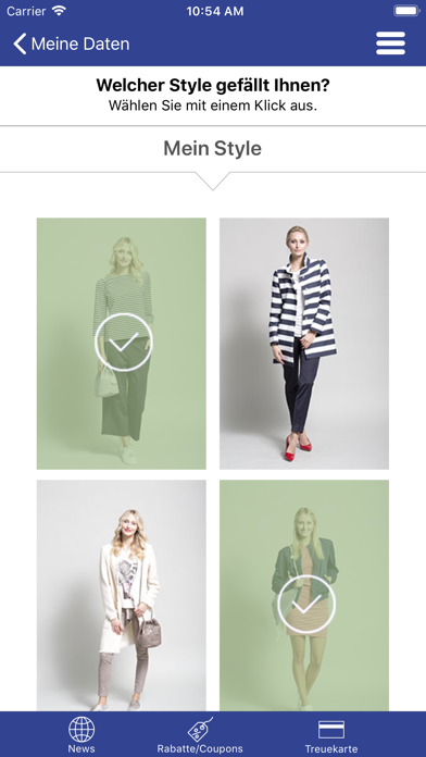 Modehaus Baltz Screenshot