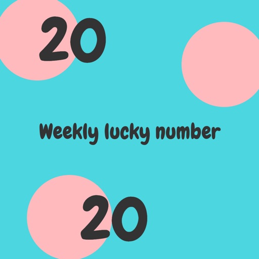 Weekly lucky number iOS App