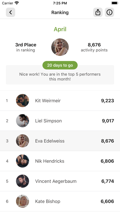 MeUFIT. Screenshot