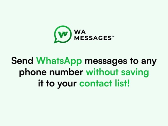 WA Messages - Direct Messages iPad app afbeelding 1