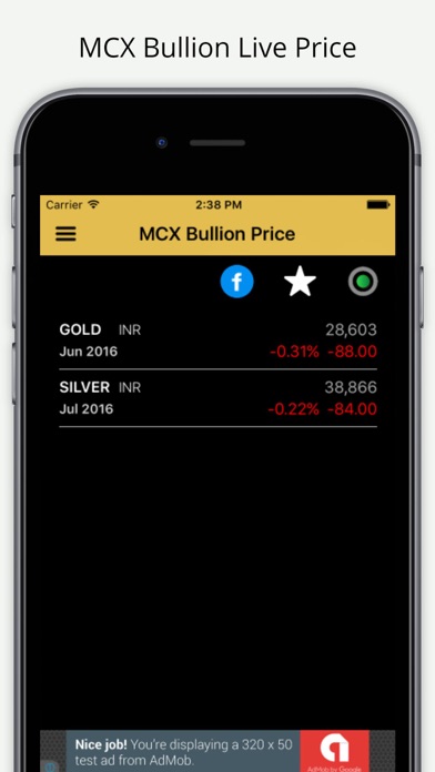 India Gold Silver MCX Prices Screenshot