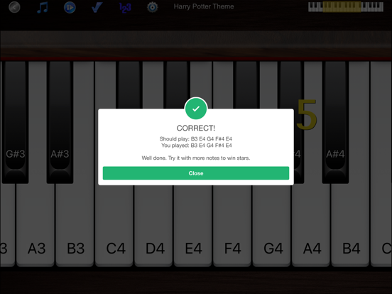 Screenshot #6 pour mélodie de piano à l'oreille