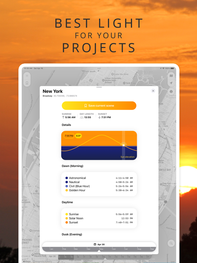 SunOnTrack：太阳路径和阴影截图