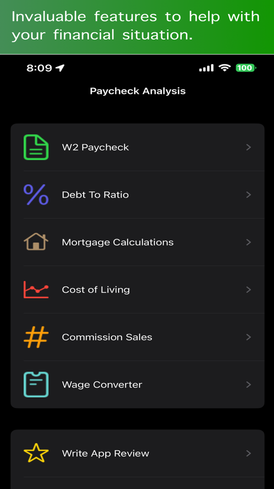 Paycheck Analysis - W2 1099 - 1.4 - (iOS)