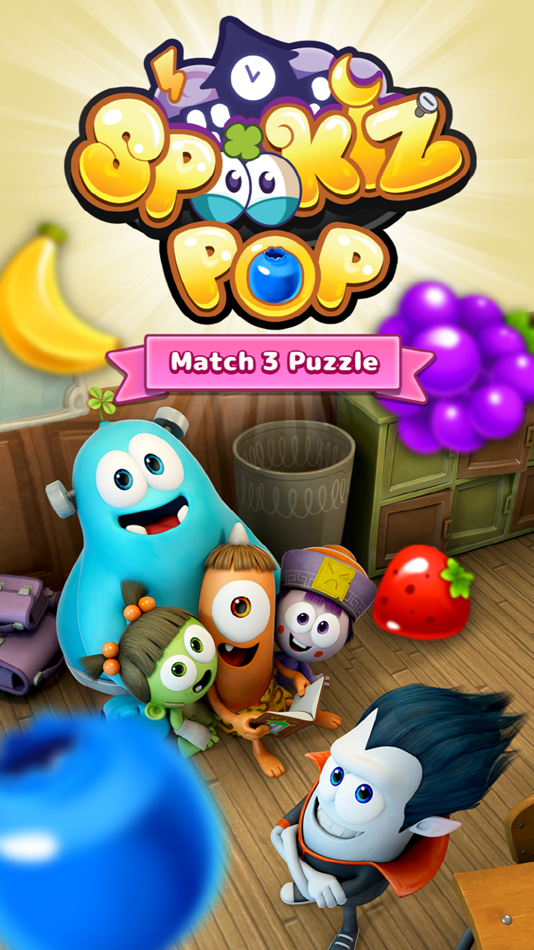 SPOOKIZ POP - Match 3 Puzzle - 1.3.4 - (iOS)