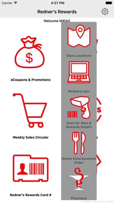 Redner's Rewards Screenshot