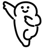 smile dance man sticker icon