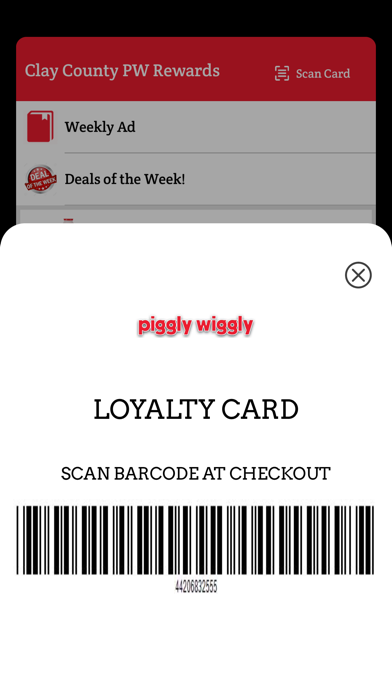 Clay County PW Rewards Screenshot