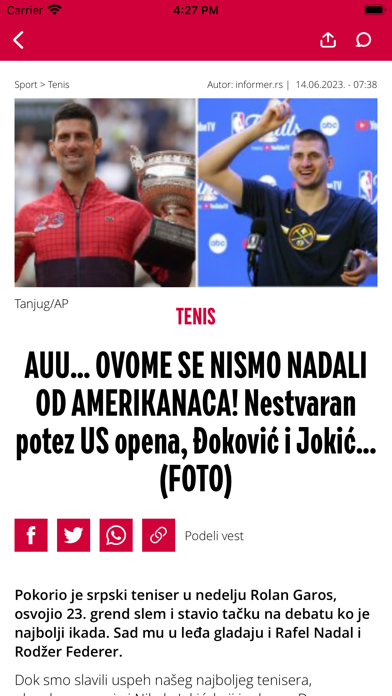 Informer novine Screenshot