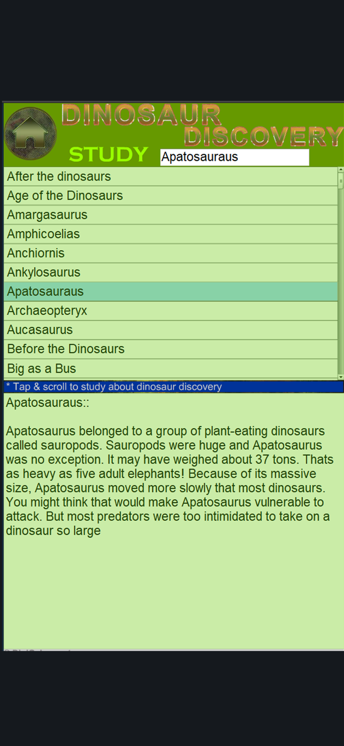 Dinosaur Discovery - Fun and Edu